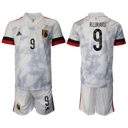Fotbalový Dres Belgie Romelu Lukaku 9 Dětské Venkovní ME 2020
